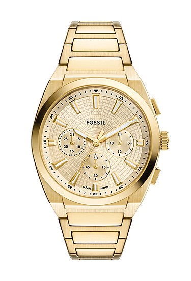 Everett 44mm Chronograph Gold-Tone Stainless Steel Watch