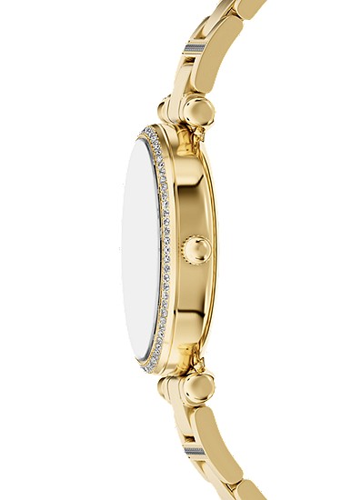 Carlie 35mm Three-Hand Gold-Tone Stainless Steel Watch - Image 4