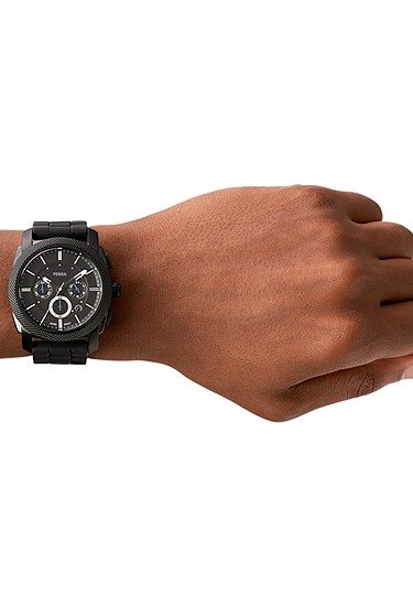 Machine 45mm Chronograph Black Silicone Watch - Image 2