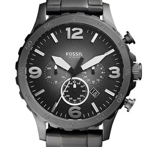 Nate 50mm Chronograph Smoke Stainless Steel Watch
