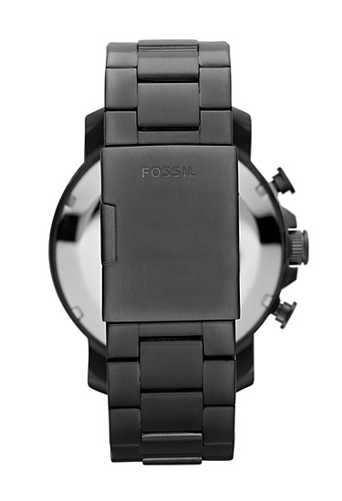 Nate 50mm Chronograph Smoke Stainless Steel Watch - Image 2