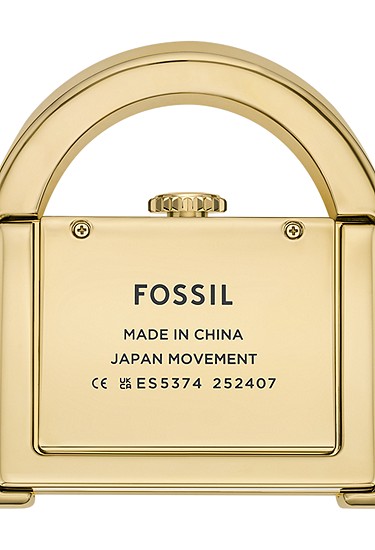 Harwell 53mm Three-Hand Gold-Tone Desk Clock - Image 2