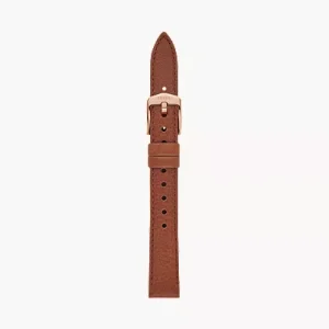 14mm Medium Brown LiteHide? Leather Strap