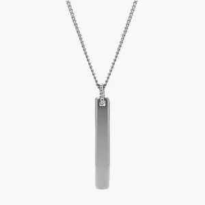 Ellis Vintage Casual Stainless Steel Pendant Necklace