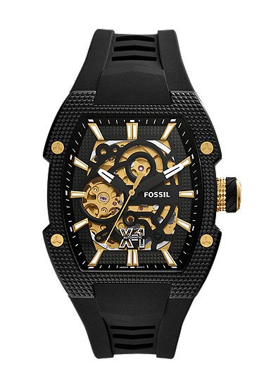 Machine X1 42mm Automatic Black Silicone Watch