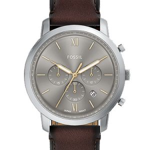 Neutra 44mm Chronograph Brown Leather Watch