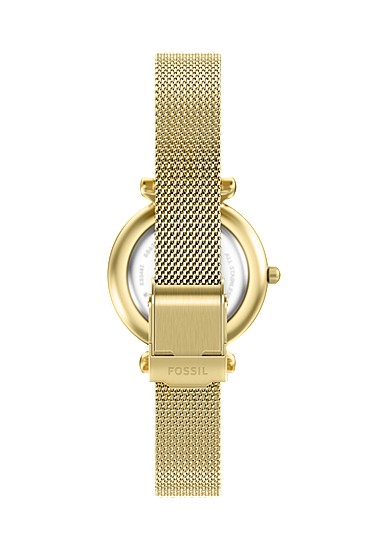 Carlie Mini 28mm Three-Hand Gold-Tone Stainless Steel Watch - Image 3