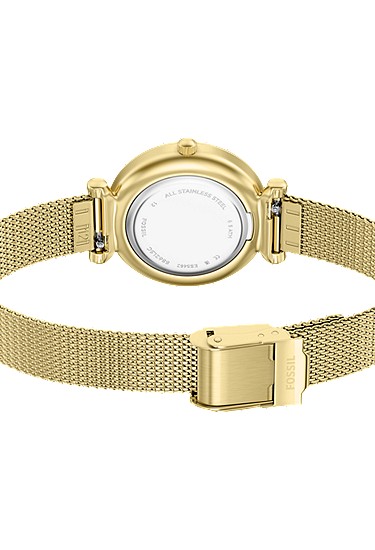 Carlie Mini 28mm Three-Hand Gold-Tone Stainless Steel Watch - Image 6