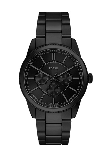 Pearson 42mm Multifunction Black Stainless Steel Watch