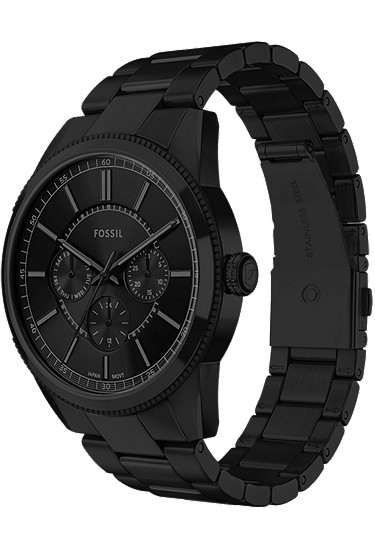 Pearson 42mm Multifunction Black Stainless Steel Watch - Image 8