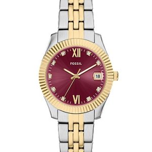 Scarlette 33mm Three-Hand Date Two-Tone Stainless Steel Watch