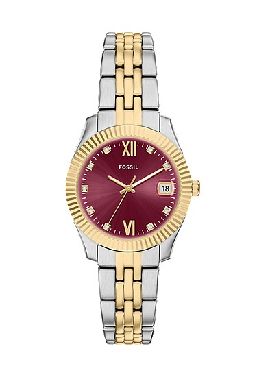 Scarlette 33mm Three-Hand Date Two-Tone Stainless Steel Watch
