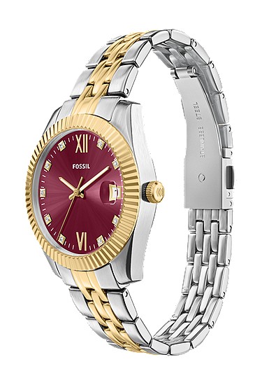 Scarlette 33mm Three-Hand Date Two-Tone Stainless Steel Watch - Image 7