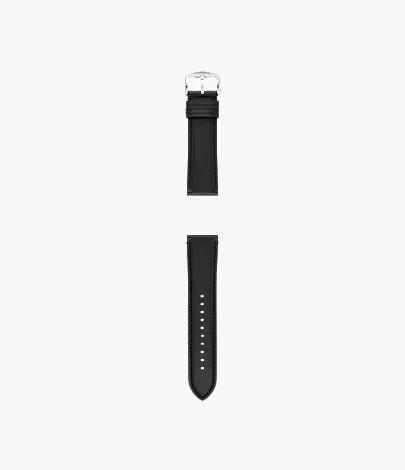 24mm Black LiteHide? Leather Strap - Image 2