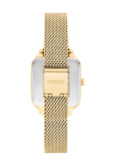 Colleen 28mm Three-Hand Gold-Tone Stainless Steel Mesh Watch - Image 2