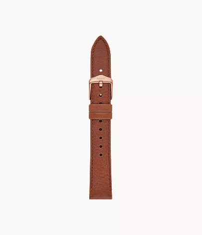 16mm Medium Brown LiteHide? Leather Strap
