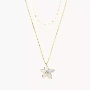 Sutton The Flower Collection Mother-of-Pearl Multi-Strand Necklace