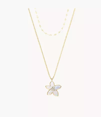 Sutton The Flower Collection Mother-of-Pearl Multi-Strand Necklace