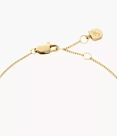Sutton Pav?? Butterfly Gold-Tone Stainless Steel Station Bracelet - Image 4