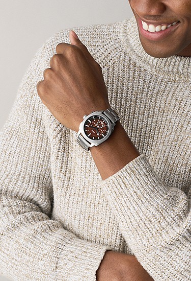 Machine 44mm Chronograph Stainless Steel Watch - Image 2
