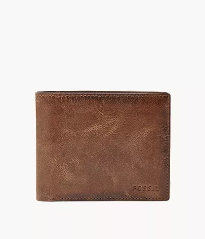 Derrick RFID Large Coin Pocket Bifold