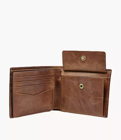 Derrick RFID Large Coin Pocket Bifold - Image 3
