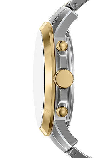 Grant 44mm Chronograph Two-Tone Stainless Steel Watch - Image 4
