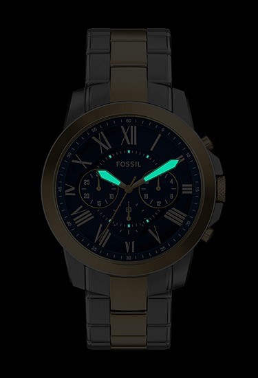 Grant 44mm Chronograph Two-Tone Stainless Steel Watch - Image 7