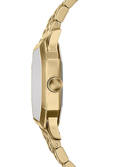 Harlow 33mm Three-Hand Gold-Tone Stainless Steel Watch - Image 4
