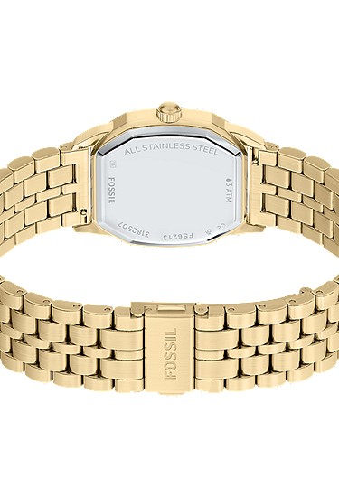 Harlow 33mm Three-Hand Gold-Tone Stainless Steel Watch - Image 6