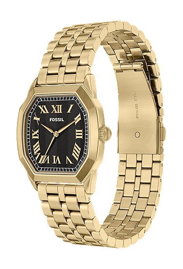 Harlow 33mm Three-Hand Gold-Tone Stainless Steel Watch - Image 7