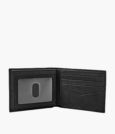 Ingram Leather RFID Bifold with Flip ID Wallet - Image 2