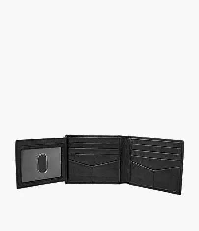 Ingram Leather RFID Bifold with Flip ID Wallet - Image 3