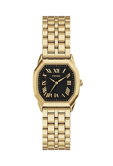 Harlow 27mm Three-Hand Gold-Tone Stainless Steel Watch