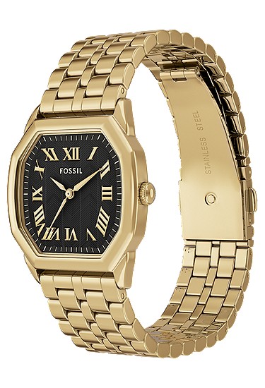 Harlow 27mm Three-Hand Gold-Tone Stainless Steel Watch - Image 7