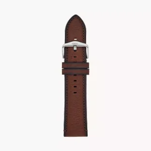 24mm Light Brown LiteHide? Leather Strap