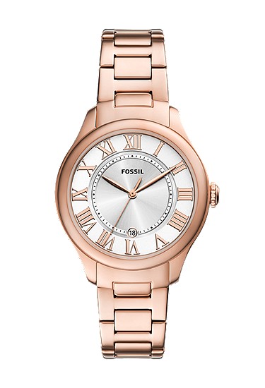 Gilmore 38mm Three-Hand Date Rose Gold-Tone Stainless Steel Watch