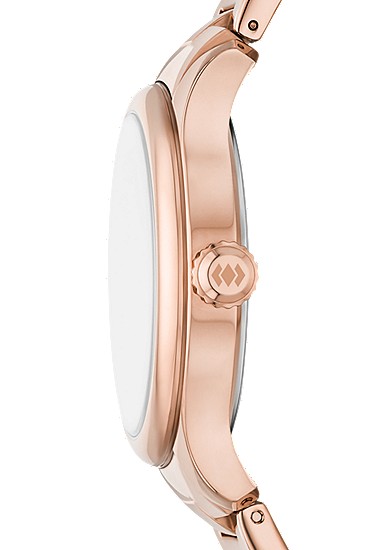 Gilmore 38mm Three-Hand Date Rose Gold-Tone Stainless Steel Watch - Image 4