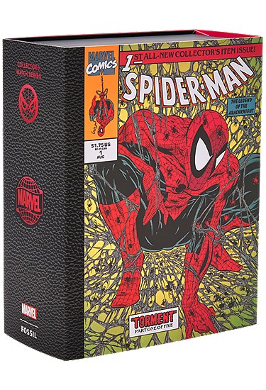 Marvel x Fossil Limited-Edition Spider-Man 42mm Automatic Watch - Image 8