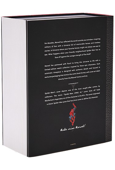 Marvel x Fossil Limited-Edition Spider-Man 42mm Automatic Watch - Image 9