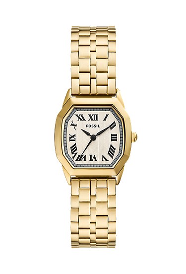 Harlow 27mm Three-Hand Gold-Tone Stainless Steel Watch