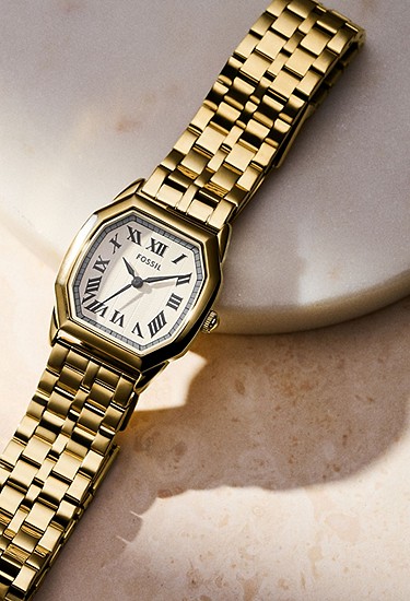 Harlow 27mm Three-Hand Gold-Tone Stainless Steel Watch - Image 8