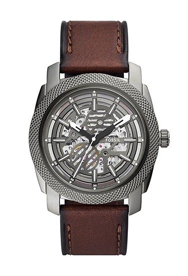 Machine 45mm Automatic Brown LiteHide? Leather Watch