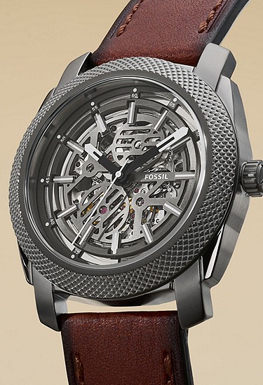 Machine 45mm Automatic Brown LiteHide? Leather Watch - Image 6