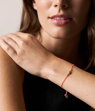 Sutton Mini Moments Coral Gold-Tone Brass Seashell Bracelet - Image 2