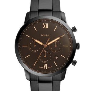 Neutra 44mm Chronograph Black Stainless Steel Watch