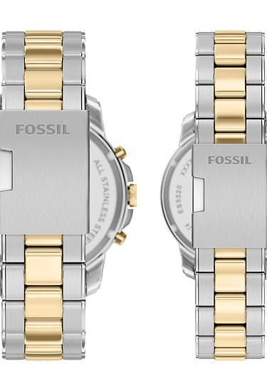 Grant 44mm Chronograph Two-Tone Stainless Steel Watch Set - Image 3