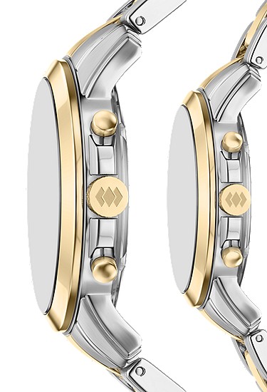 Grant 44mm Chronograph Two-Tone Stainless Steel Watch Set - Image 4