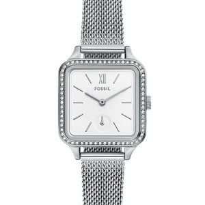 Colleen 28mm Three-Hand Stainless Steel Mesh Watch