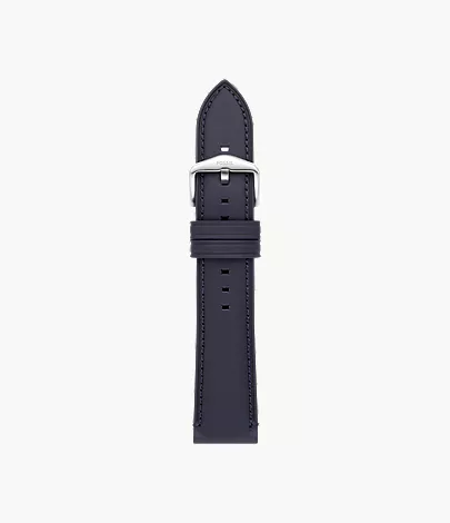 22mm Navy LiteHide? Leather Strap